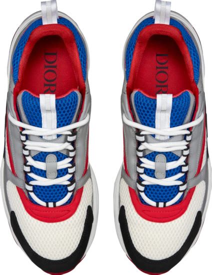 red and blue dior sneakers